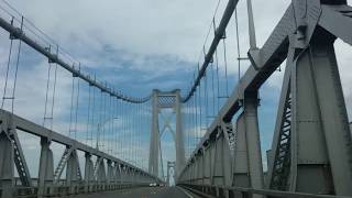 Crossing the Mid-Hudson Bridge New York