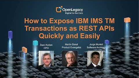 How to expose IBM IMS TM transactions as REST APIs quickly and easily