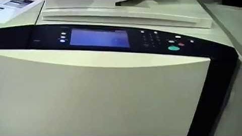 Xerox ColorQube 9201 Colour / Color Photocopier Demonstration