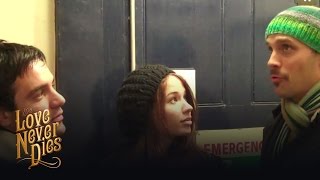 Ramin, Sierra and Joseph at the Stage Door | Love Never Dies