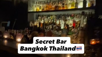 How we found a Secret Bar in Bangkok Thailand 🇹🇭 