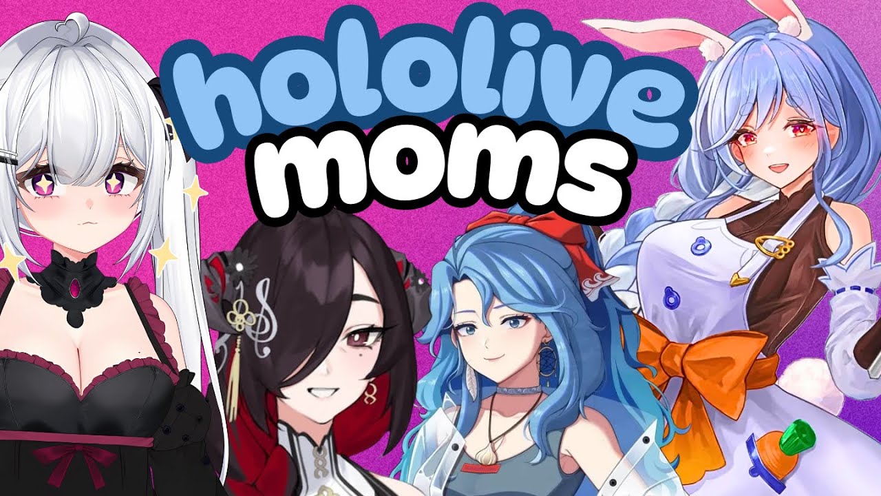 Реакция на то, что Hololive Moms мгновенно захватили весь поток