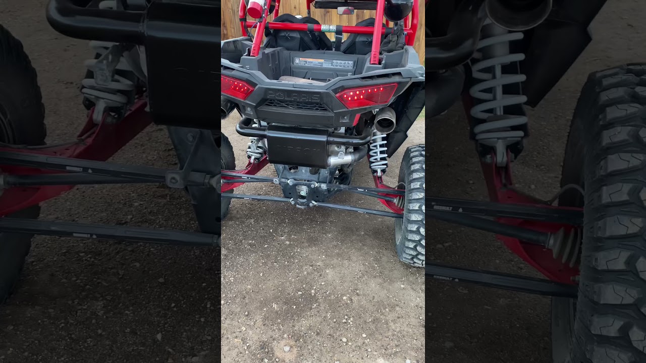 Gibson Dual Exhaust 15-17 Polaris RZR XP 1000 EPS Base 2.25in Dual… EXTREMELY LOUD!!!!