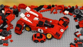 Lego : Build a Ferrari 512M! - Lego StopMotion