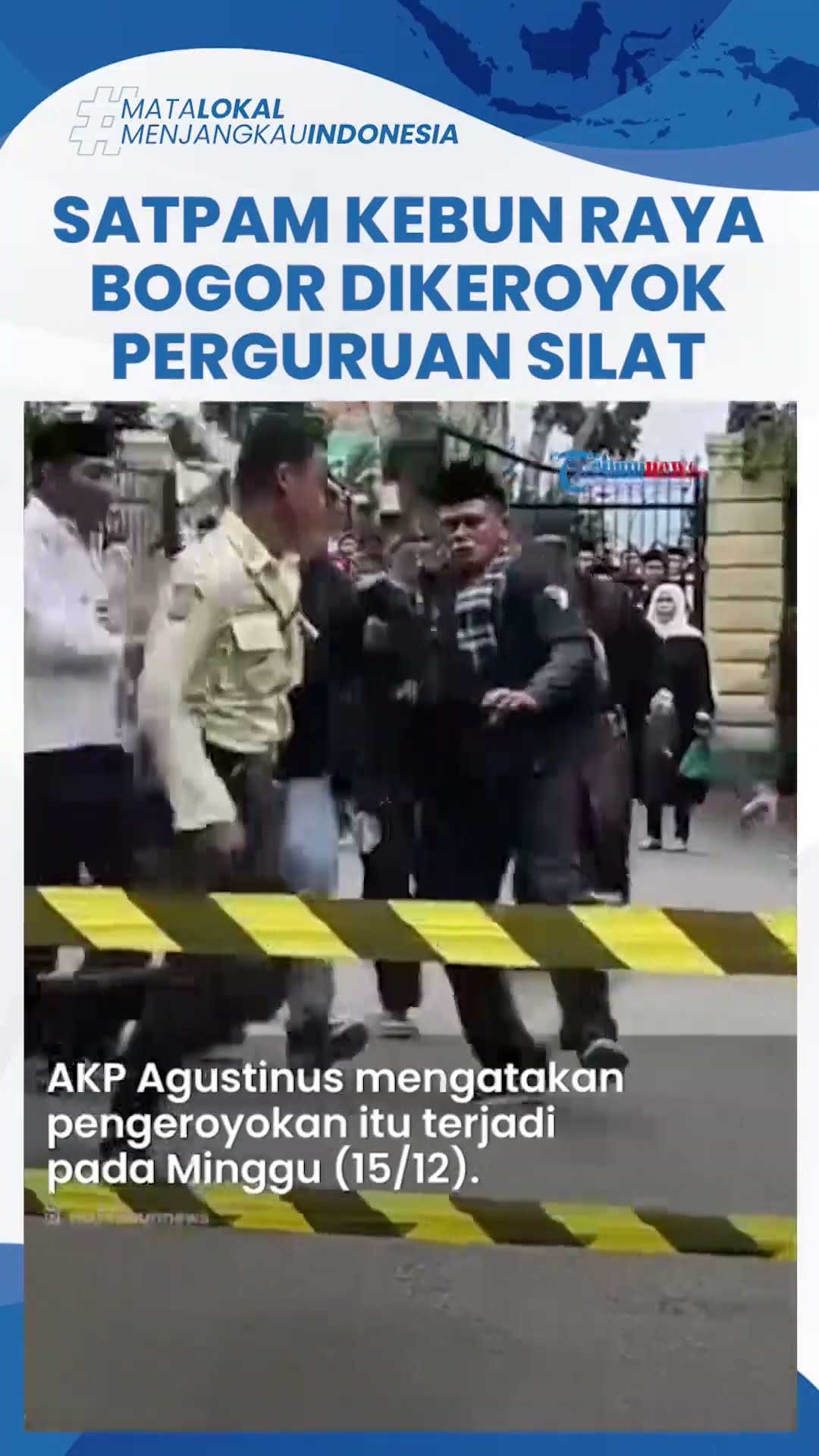 Viral Satpam Kebun Raya Bogor Dikeroyok Rombongan Perguruan Silat, Ngamuk Ditolak Masuk di Jam Tutup