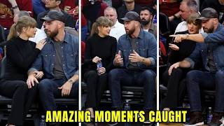 Taylor Swift & Travis Kelce’s Cutest Loved-Up Moments at the Knicks vs. Cavaliers Game 🏀❤️
