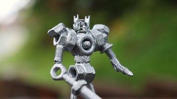 How to Craft a Mini Metal Junk Robot