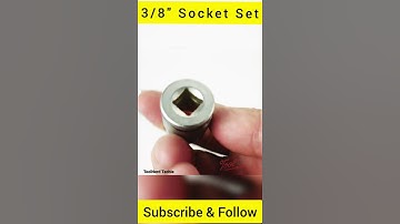 3/8 Drive Metric Socket Wrench Set for DIY, Jobsite #rachet #handtools