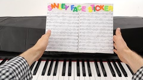 Mr. Palindrome - Smiley Face Sticker