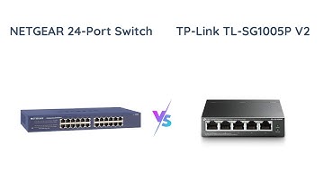 Netgear JGS524 vs TP-Link TL-SG1005P V2: Gigabit Ethernet Switch Comparison