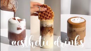 ☄. *. aesthetic drinks ☄. *. | relaxing homecafe tiktoks compilation | ghostmlkq. :)