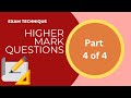 Extended Mark Questions Quiz