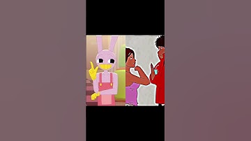 Power of Makeup Original VS Animation (The Amazing Digital Circus Animation) @fash