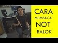 Cara membaca not balok di DRUM | DRUMNDRUM