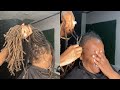 CLIENT TOLD ME TO CUT OFF HER DREADLOCKS - EMOTIONAL TRANSFORMATION | Pixie cut