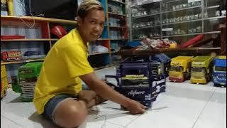 Jual semua miniatur truk canter, giga, towing ukuran jumbo  bahan akrilik pvc triplek sangu lebaran.