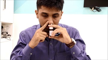 How To Use Nasal Spray Properly |  Nasal Spray Technique 2019 | How To Use Nasal Spray