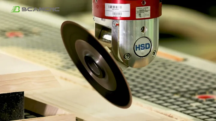 BCM1325C CNC Router with HSD C axis and Aggregate for wood working