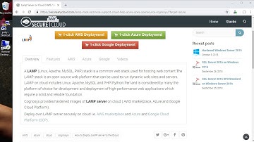 Secured LAMP on Ubuntu 16.04 LTS - Deploy on Azure , AWS and Google Cloud Platform.