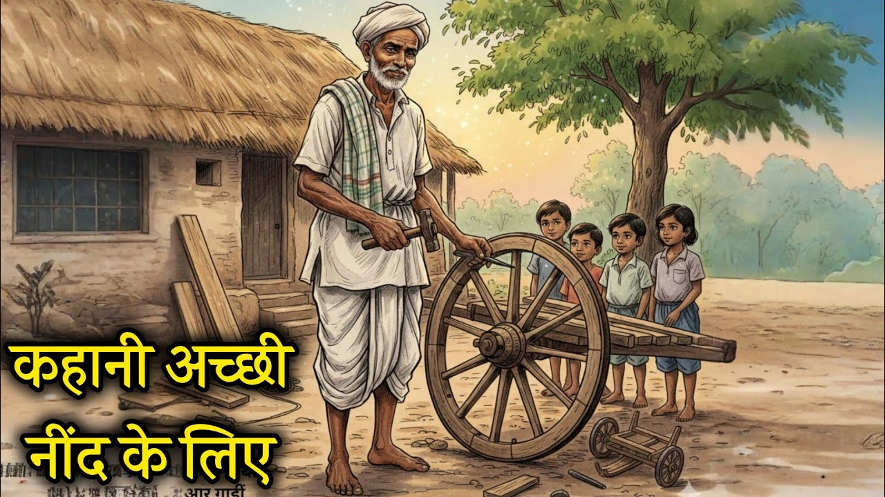 बैलगाड़ी वाला बाबा। टूटे पहिए जुड़ते रिश्ते।कहानी अच्छी नींद के लिए।#sleepingstories #emotionalstory