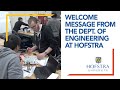 A Welcome Message from the Dept. of Engineering at Hofstra