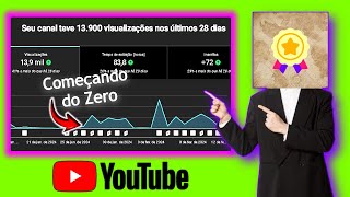 como CRIAR e CRESCER um canal do ZERO no YouTube