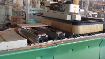 Processing with CNC Biesse for constructing beds