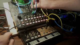 HELL F.O - MiniMidi (Bastl Kastle + Korg SQ1 + Korg Volca Drum)