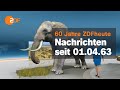 Rückblick auf 60 Jahre ZDFheute-Nachrichten | ZDF