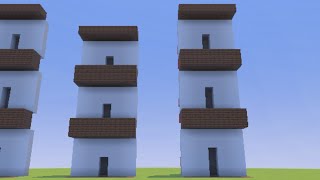 Minecraft - 2 Expandable Multi-Floor Command Block Elevators with One-Wide Redstone Doors