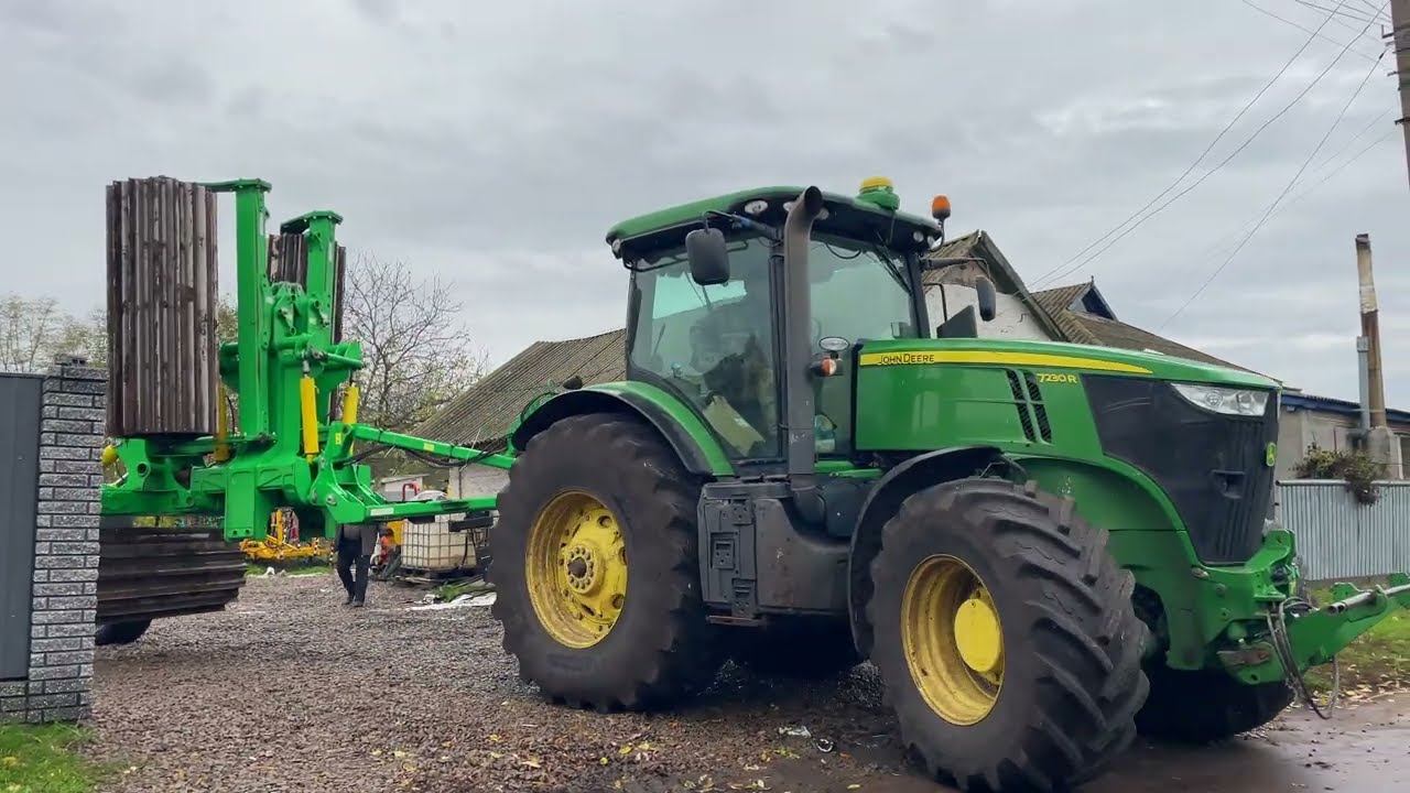 ❗️ВСЕ В ПИЛЬ❗️РУБЛЯЧИЙ КОТОК ПО МОКРІЙ КУКУРУДЗІ 🌽ВЕЛЕС АГРО ХІТ 6💪🏻John Deere 7230R перший запуск