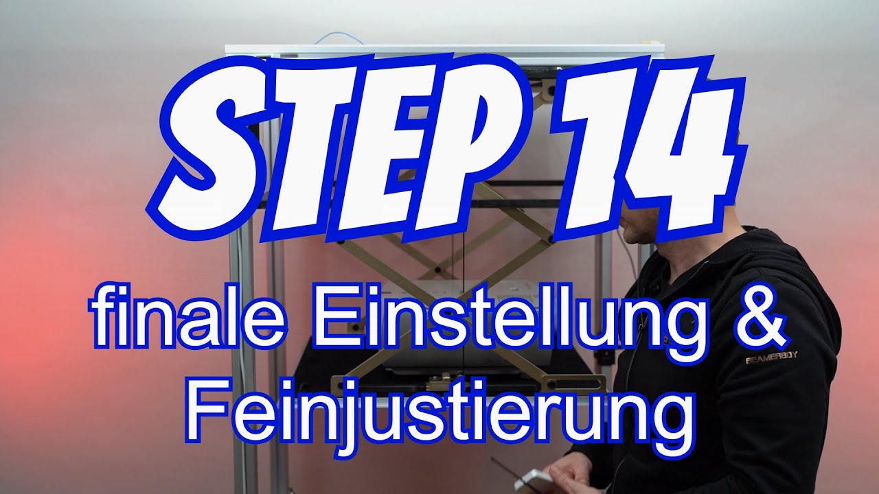 Step14 Finale Einstellung & Feinjustierung Beamerboy2023