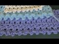 Crochet Picot Lettuce Edge Tutorial