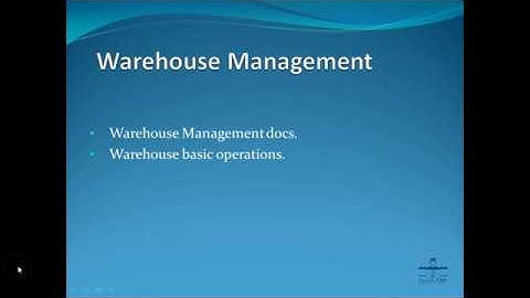 WM documents, Put away and picking operations