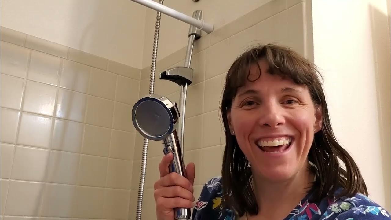 Nosame Handheld Shower Head 3 Settings Perfect for a Gentle Shower