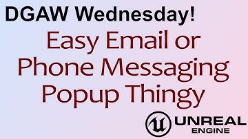 DGAW Wednesday. Interact-able Email/Message Thingy in Unreal Engine 4
