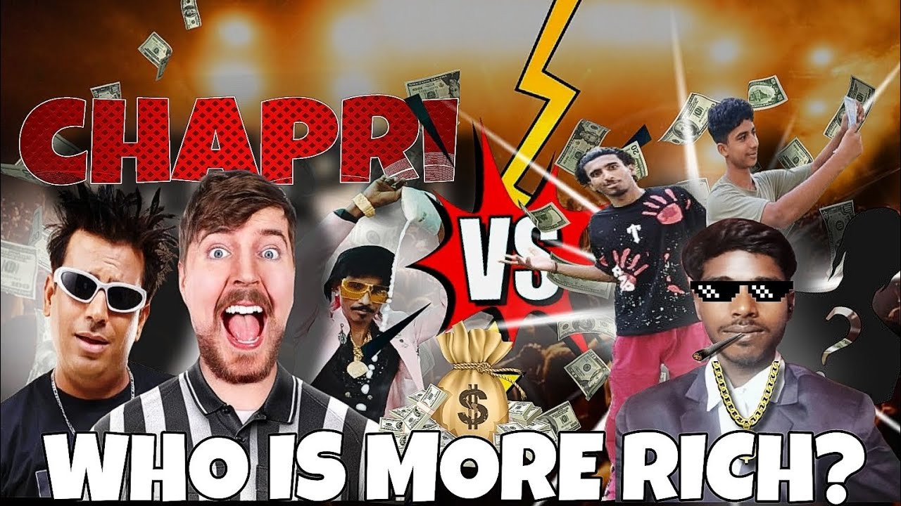 Who is More Rich🤑|| Village Boy Vs @MrBeast 