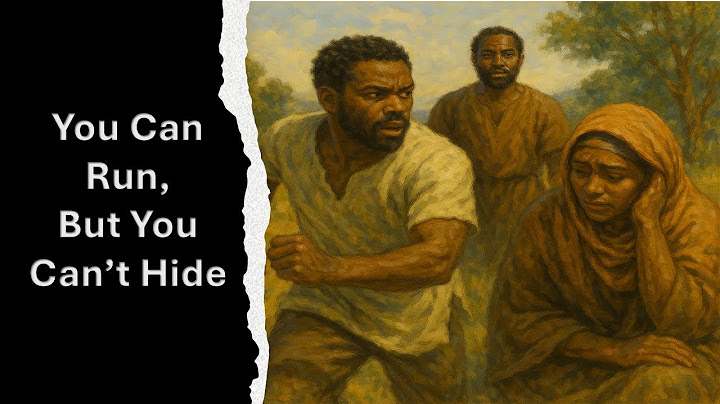 You Can Run, But You Can't Hide || Rev. Dr. James T. Murphy, Jr.
