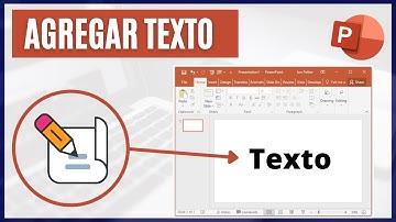 Cómo agregar TEXTO a una diapositiva en Powerpoint