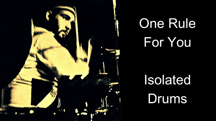One Rule for You Drums version - Drums performance video thumbnail