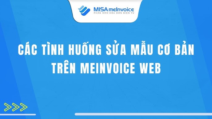 Meinvoice] Thêm Mẫu Hóa Đơn Nhiều Thuế Suất Gtgt Theo Nghị Quyết  101/2023/Qh15 | Học Misa Online - Youtube