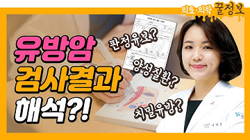 #유방암검사 #유방검진결과 어떻게 해석하나요?! (★각 항목별 해석)