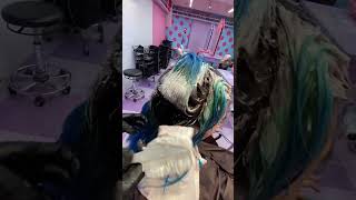 派手髪歴5年の髪染め