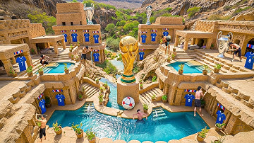 250 Days Building Luxury World Cup Entertainment Complex 100m Above the Ground Using Primitive Tools