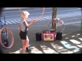 Hula Hoop Street Performance.