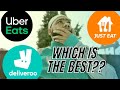 Comparisons Between Deliveroo , JustEat & UberEats.