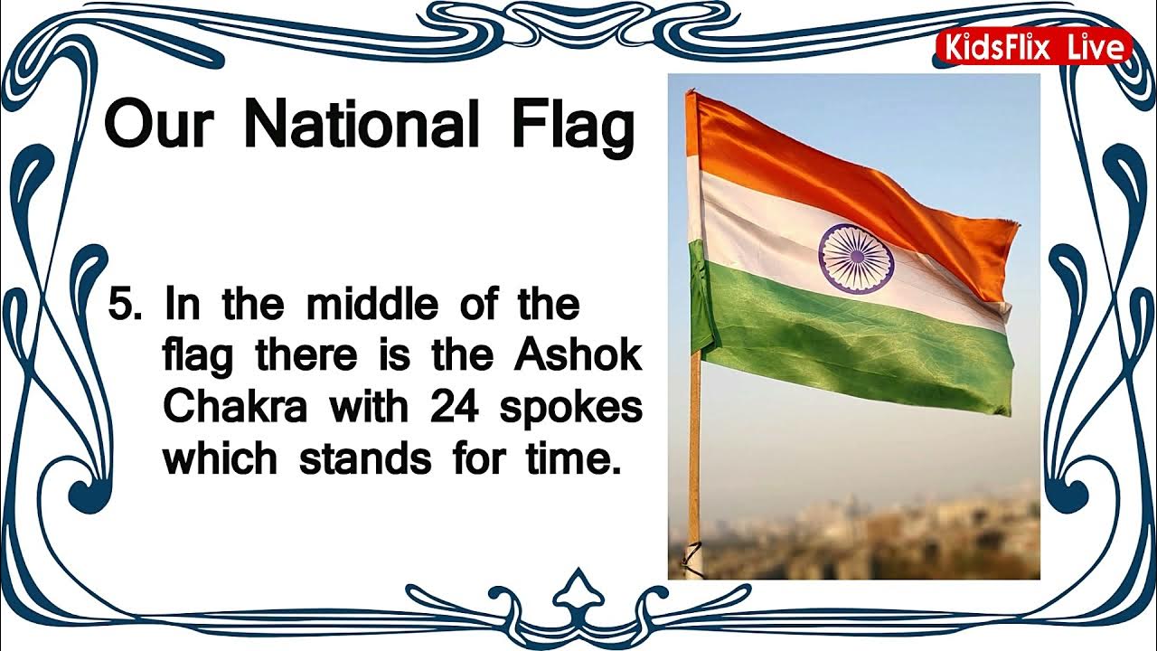 short our national flag essay in english