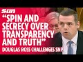 Humza Yousaf &amp; Shona Robison &#39;have not told the truth&#39; over message requests says Douglas Ross