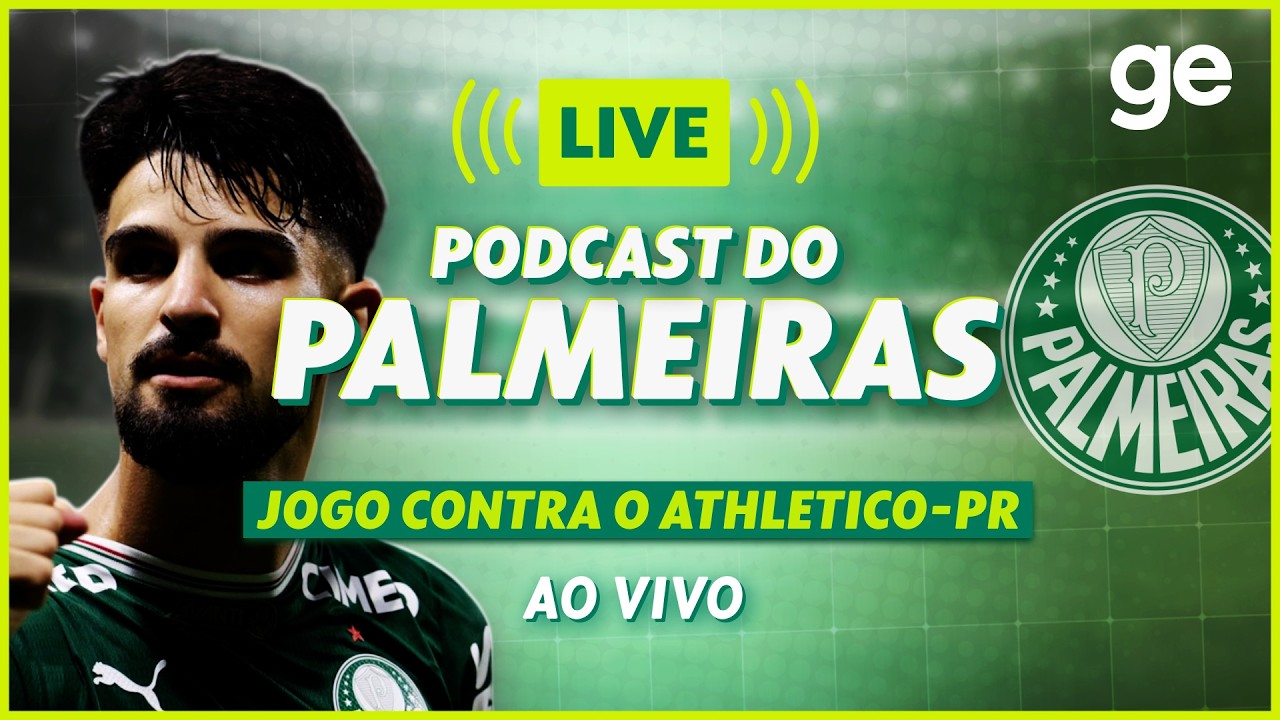 AO VIVO! GE PALMEIRAS ANALISA DUELO CONTRA O ATHLETICO-PR PELO BRASILEIRÃO #podcast | ge.globo