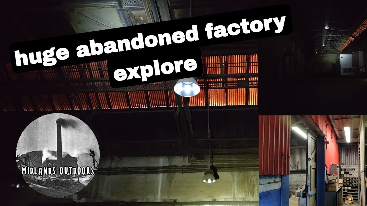 massive abandoned black country factory - power still on !! - YouTube